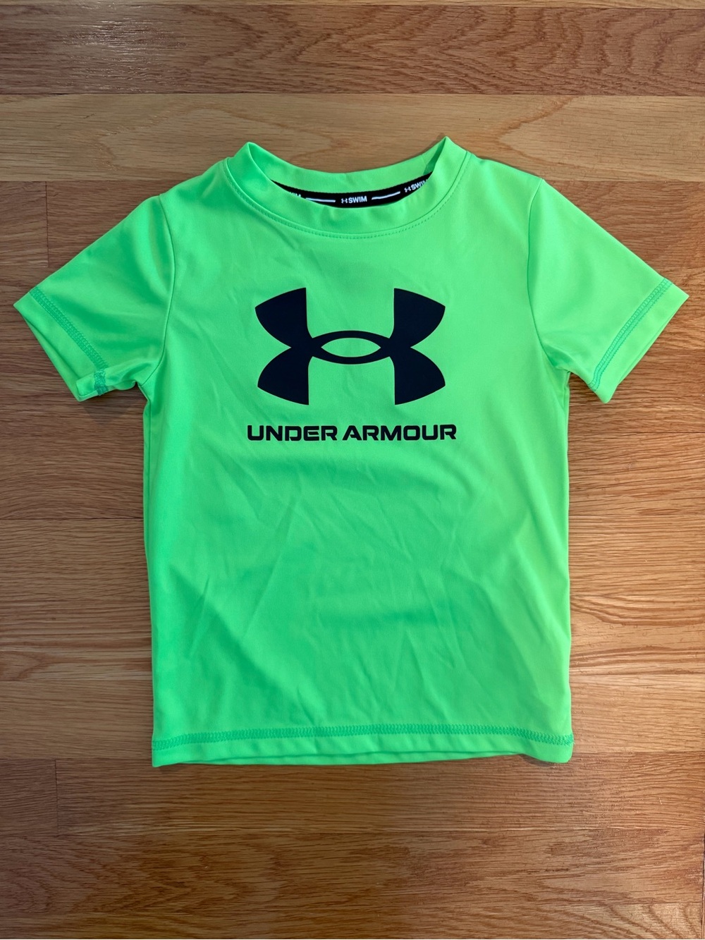 Under Armour Neon Green Boys' Logo Short Sleeve Tee
